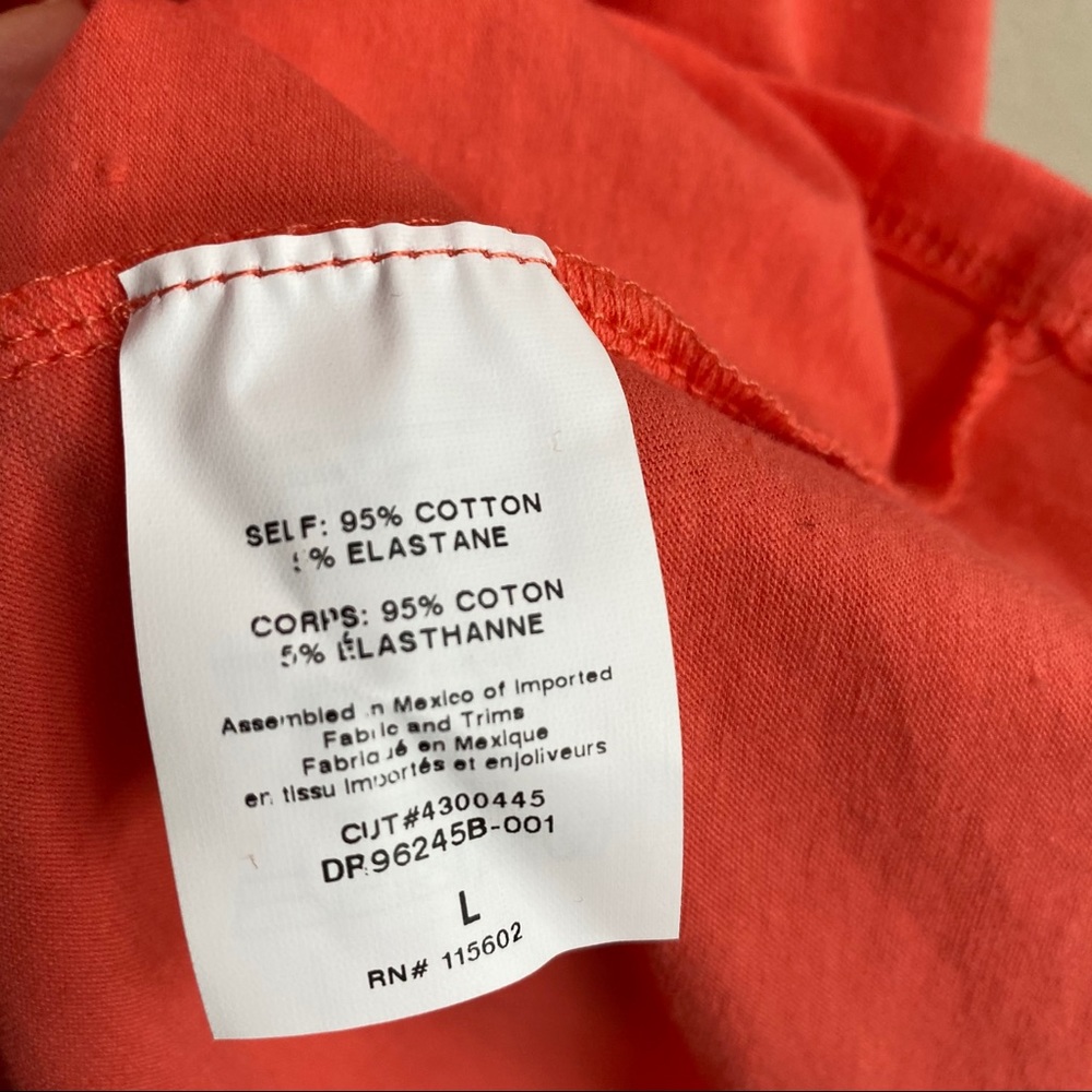 All In Favor Coral Tiered Jersey Tank Midi Dress - Picture 14 of 16
